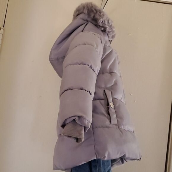 Jessica Simpson Puffer Winter Coat Jacket MAUVE Quilted INFANT Girl 12 Months - Picture 6 of 16